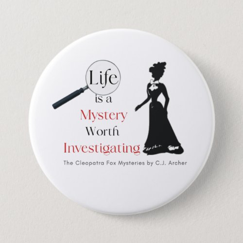 Cleopatra Fox Mysteries Pin Button Badge