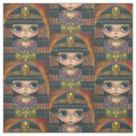 Cleopatra Girl with Snake Headdress Big Eye Doll Fabric