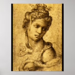 Cleopatra', Michelangelo_Studies of the Masters Poster<br><div class="desc">Welcome to our store. In our Great Works of Art Store,  we feature masterpieces made by the best artists in history--the masters themselves. 

This Cleopatra',  Michelangelo_Studies of the Masters
For more Great Works of Art,  visit our store at http://zazzle.com/GreatWorksofArt</div>