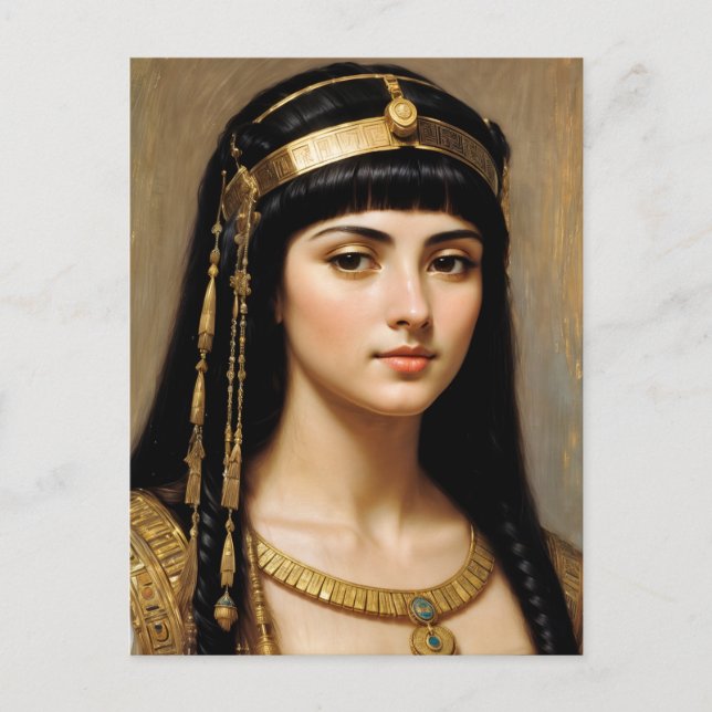 Cleopatra Portrait Egyptian Queen Postcard (Front)