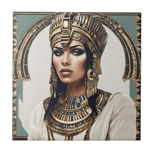 Cleopatra _ Queen of Egypt  Ceramic Tile