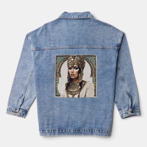 Cleopatra _ Queen of Egypt  Denim Jacket