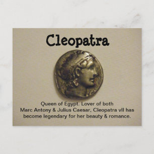Cleopatra Queen of Egypt Postcard