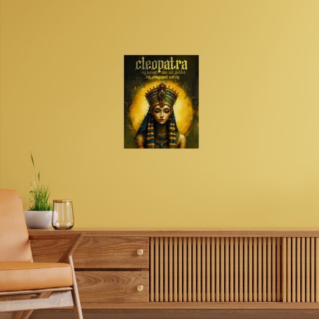 Cleopatra - The Conquered Honor | Egyptian Queen  Poster (Living Room 2)