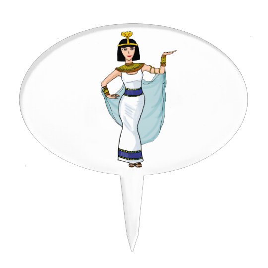 Cleopatra the Pharaoh of Egypt Cake Topper
