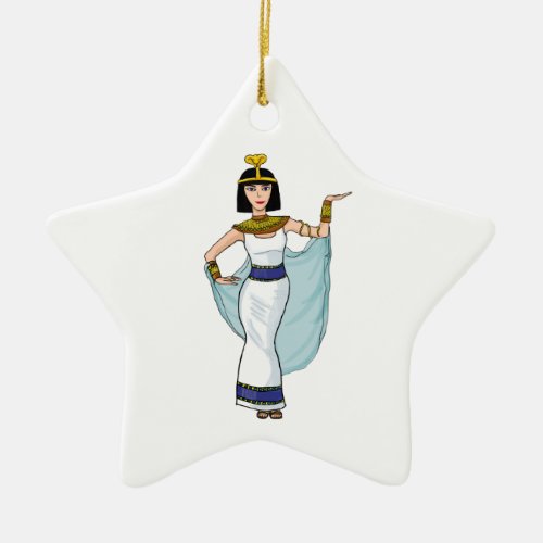 Cleopatra the Pharaoh of Egypt Ceramic Ornament