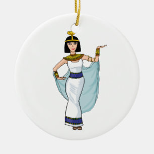 Cleopatra the Pharaoh of Egypt Ceramic Ornament
