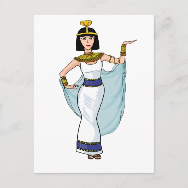 Cleopatra the Pharaoh of Egypt Postcard (Front)