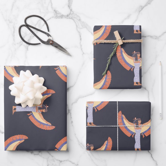 Cleopatra. Wrapping Paper Sheets (Front)