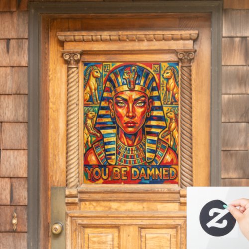 Cleopatra's Curse Window Cling