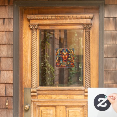 Cleopatra's Curse Window Cling