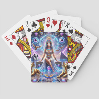 Cleopatra's Divine Realm The Golden Goddess Poker Cards