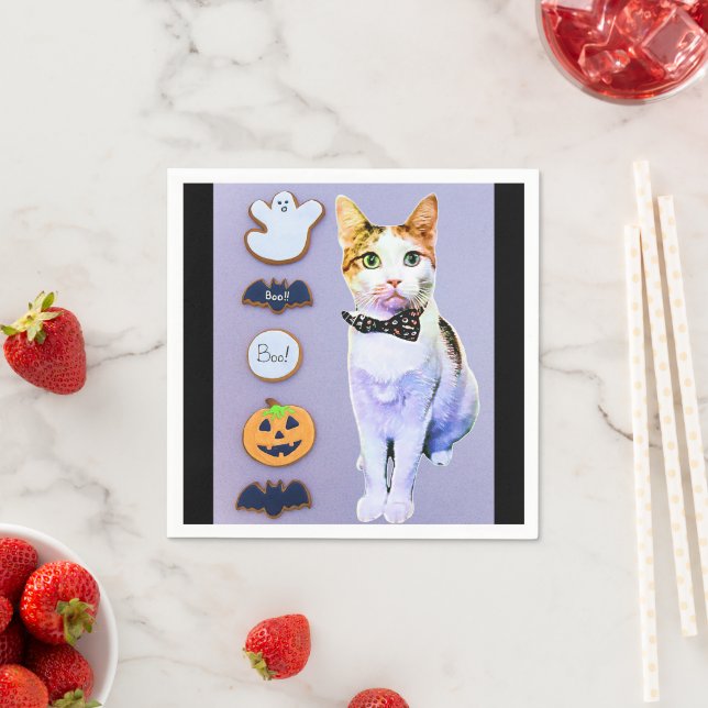 Cleopatra's Halloween Cookies Napkins (Insitu)