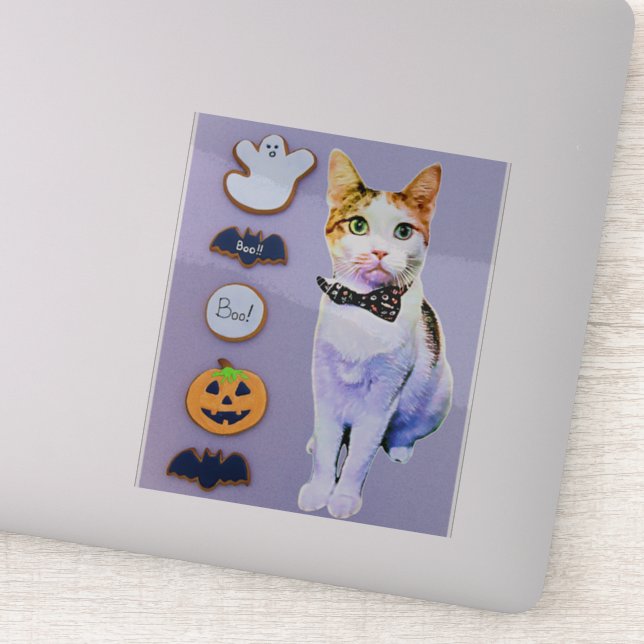 Cleopatra's Halloween Cookies Sticker (Detail)