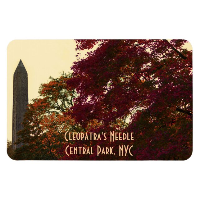 Cleopatra's Needle, Central Park NYC Magnet (Horizontal)