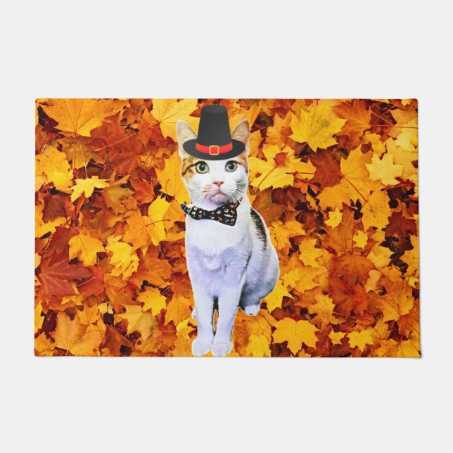 Cleopatra's Pilgrim Hat Doormat (Front)