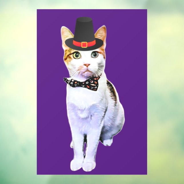 Cleopatra's Pilgrim Hat Window Cling (Sheet 3)