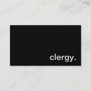 Clergy Business Card