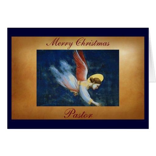 Clergy Card Merry Christmas Pastor | Zazzle