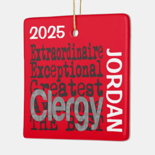 Clergy Extraordinaire CUSTOM Ceramic Ornament