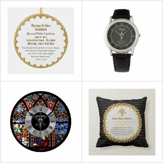 Gift Ideas for Priest - Ordination Anniversary Clocks - Personalized