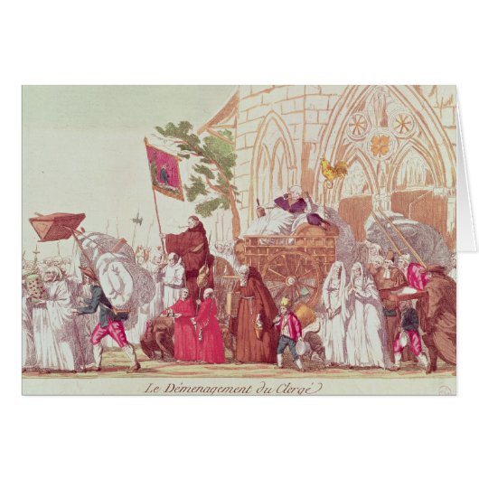 Clergy Leaving the Church after the Sale (Front Horizontal)