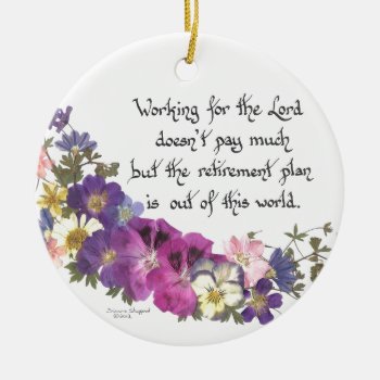 Clergy Or Volunteer Gift Ceramic Ornament by SimoneSheppardDesign at Zazzle