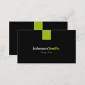 Clergy / Priest Modern Mint Green Business Card (Front/Back)