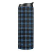Clergy Tartan with the Last Name Thermal Tumbler (Rotated Left)