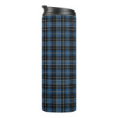 Clergy Tartan with the Last Name Thermal Tumbler (Rotated Right)