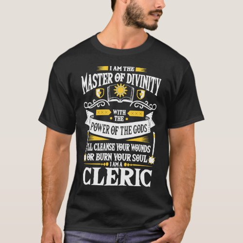 Cleric Black Shirts and Mugs Classic T_Shirt