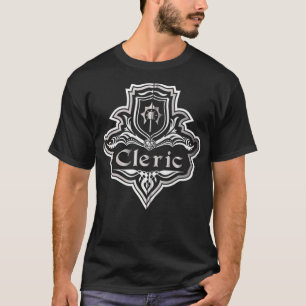 Cleric Class Emblem Dungeons and RPG Dragons Zip T-Shirt