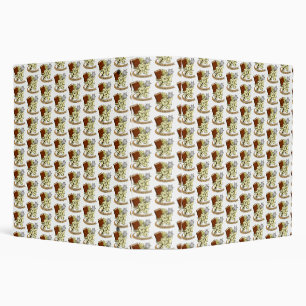 Cleric Dice Design 3 Ring Binder