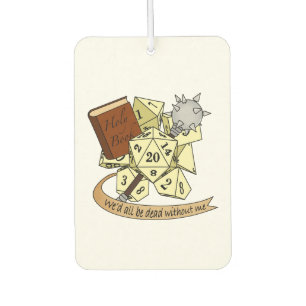 Cleric Dice Design Air Freshener