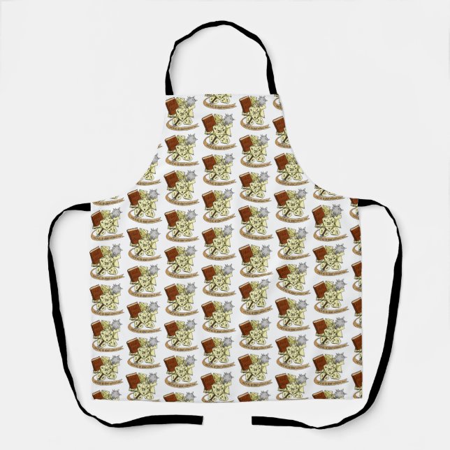 Cleric Dice Design Apron (Front)