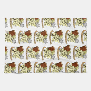 Cleric Dice Design Kitchen Towel