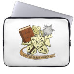Cleric Dice Design Laptop Sleeve