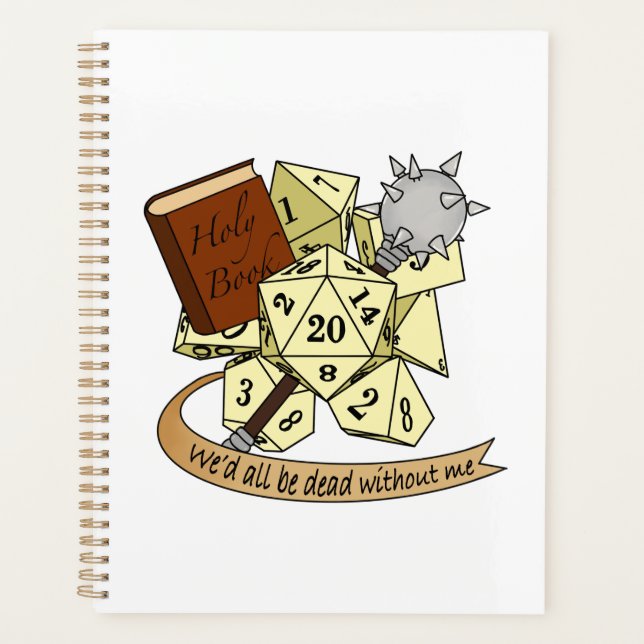 Cleric Dice Design Planner (Front)