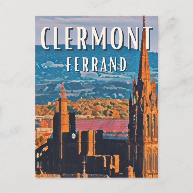 Clermont-Ferrand Photo Vintage Postcard (Front)
