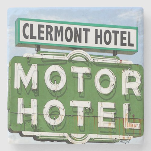 Clermont Hotel Atlanta Clermont Stone Coaster