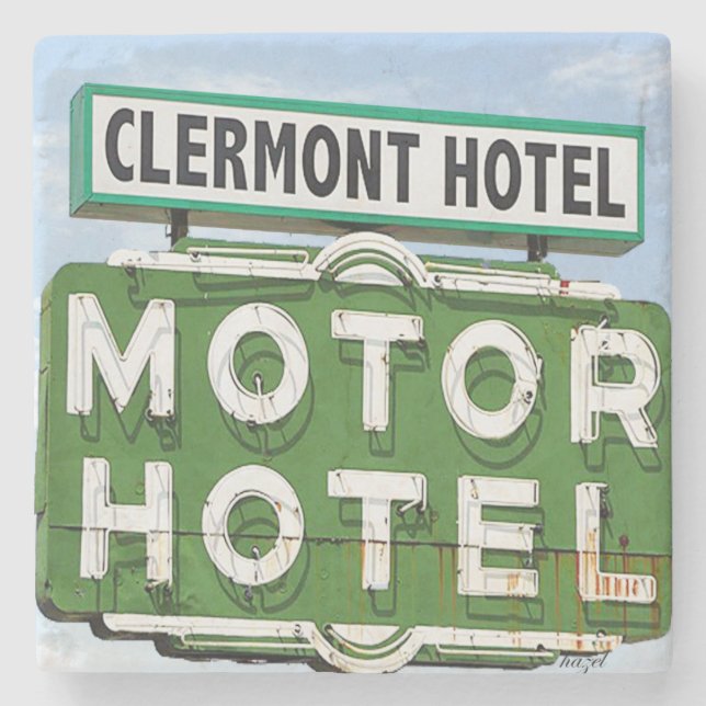 Clermont Hotel Atlanta, Clermont Stone Coaster (Front)