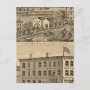 Clermont Woolen Mills Postcard