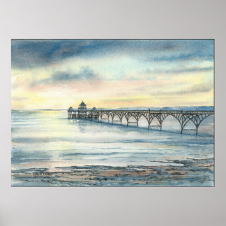 Clevedon Pier Poster