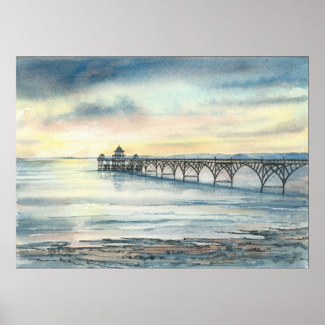 Clevedon Pier Poster (Front)
