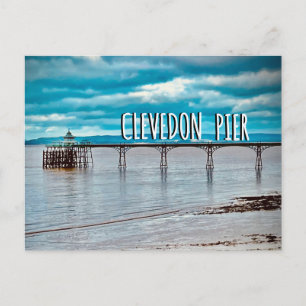 Clevedon Pier, Somerset, England Postcard