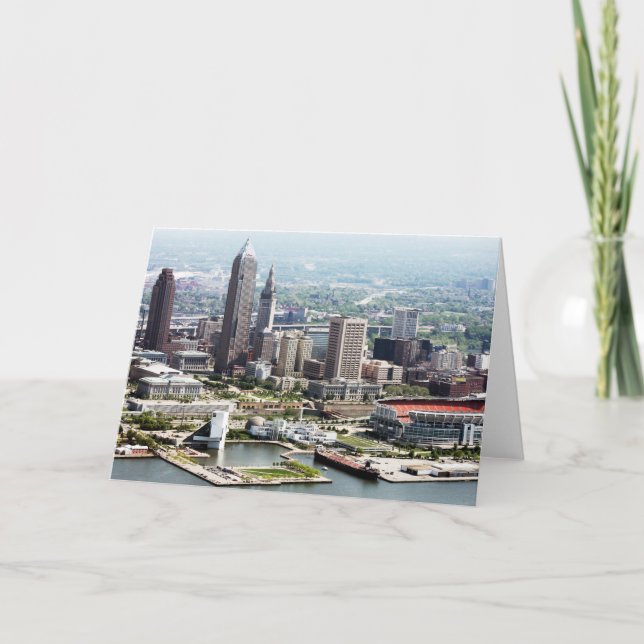 Cleveland 5x7 Folded Note Cards (Front)