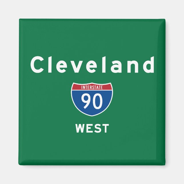 Cleveland 90 magnet (Front)
