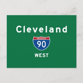 Cleveland 90 Postcard by TurnRight at Zazzle