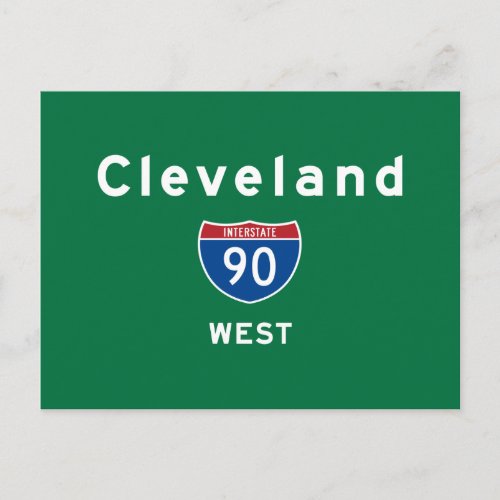 Cleveland 90 postcard
