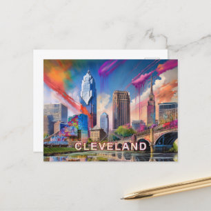 Cleveland Abstract Art Postcard